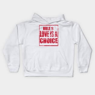 Two Sided Rule #1 Kids Hoodie